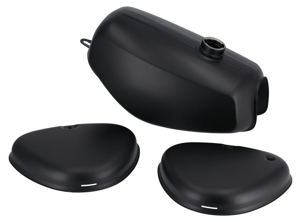 Set : réservoir + couvercle latéral, noir mat RAL 9005 - Image du produit 