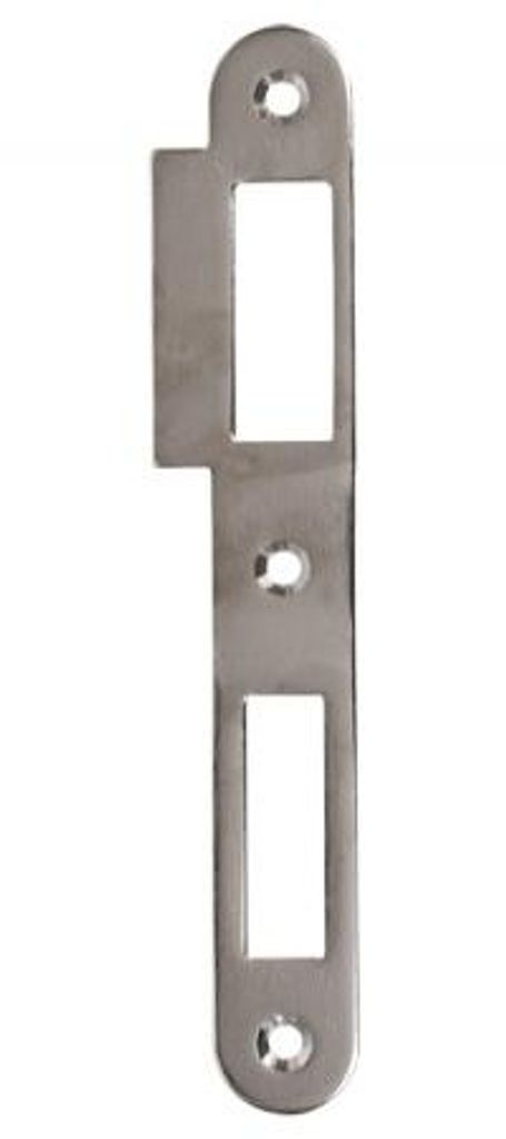 Flacher Türzylinder 72mm, einflügelig, rechts, Nickel, 162x22mm