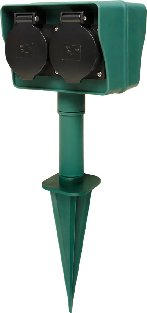 REV Garten Multiprise Jardin 4 Prises avec Piquet et Câble 1,5m 0595009555