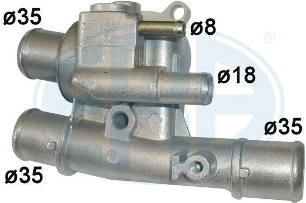 Thermostat d'eau ERA 350047 OE 46416424 pour Fiat Brava Bravo Marea