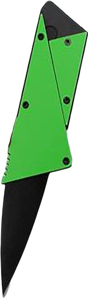 Multifunktions-Kartenmesser aus Edelstahl für den Außenbereich, faltbar, Mini-Taschenmesser (grün)