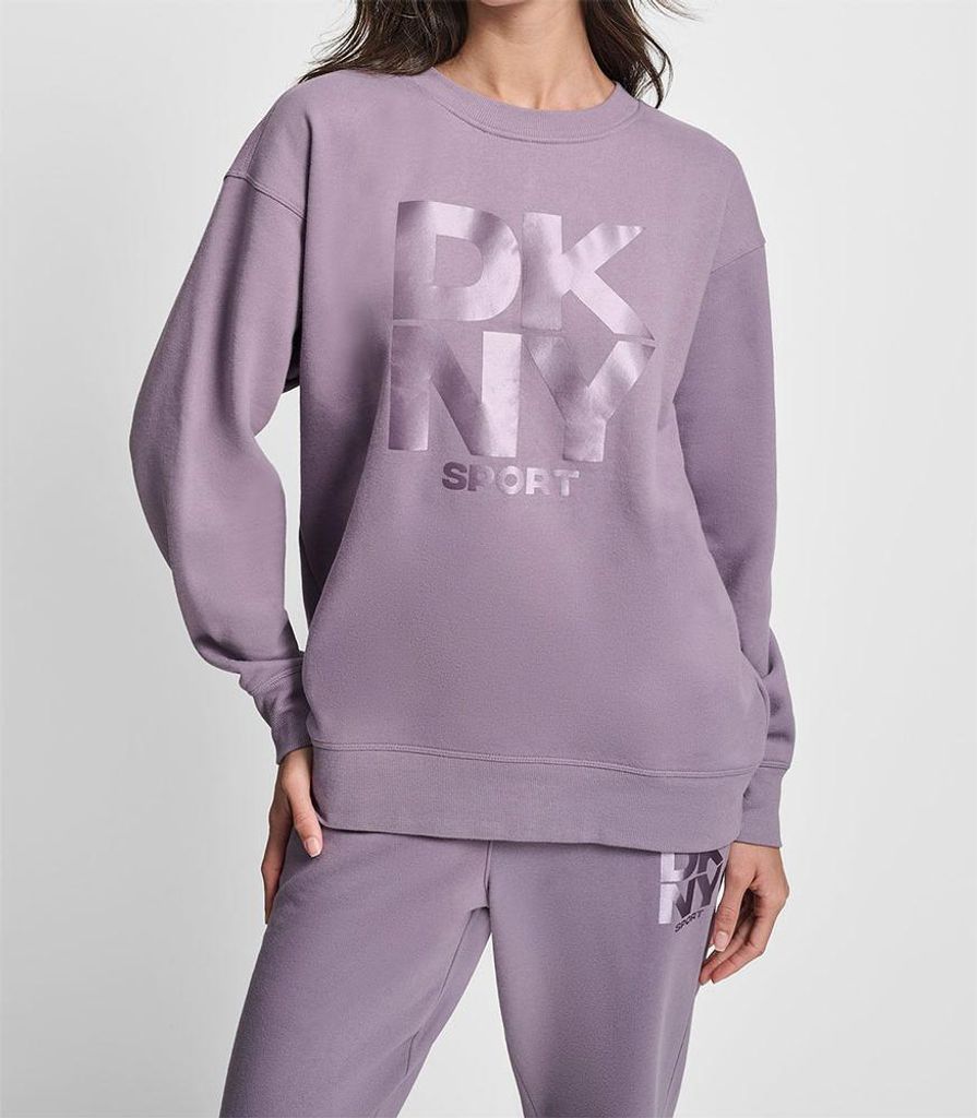 Dkny Dw5800052 Sweatshirt Lila XS Frau Lila XS