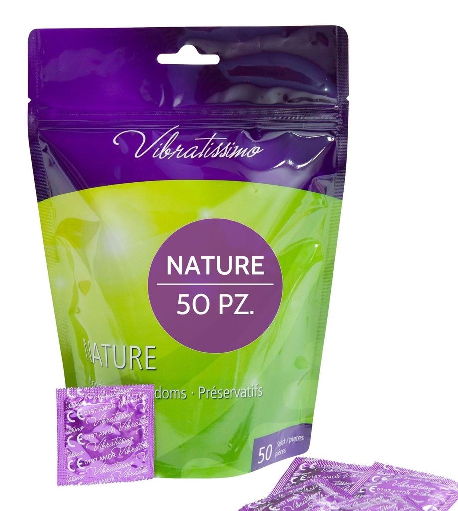 VIBRATISSIMO Premium Preservativi Nature Confezione da 50 | Immagine del prodotto 