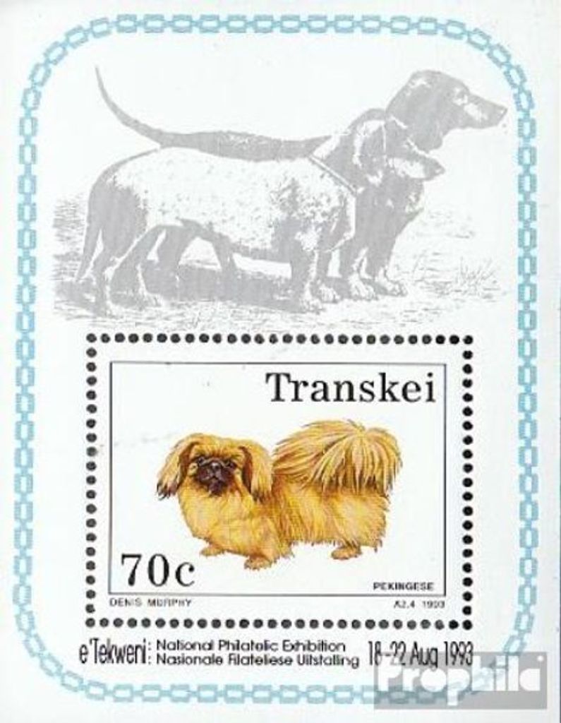 Briefmarken Südafrika - Transkei 1993 Mi Block10 (kompl.Ausg.) postfrisch Hunde