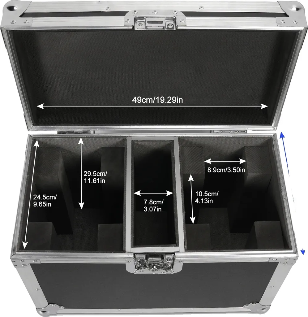 Flight Case de Transport avec Roulettes pour Projecteur de Scène 150W