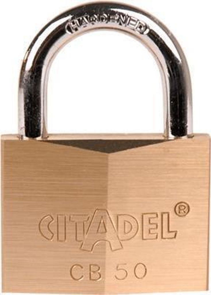 abus Messingvorhangschloss 60mm 2 Schlüssel (238420)