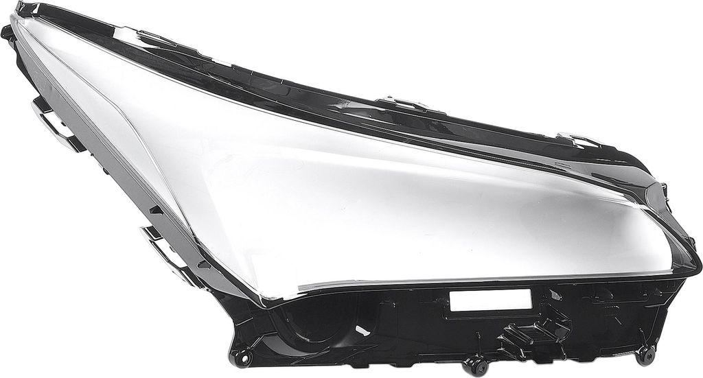 Scheinwerferabdeckung Scheinwerferlinse Klarglasabdeckung für Lexus NX200/NX300h 2014-2020 Klar, Schwarz PC 1 Stück Vorne Rechts Auto