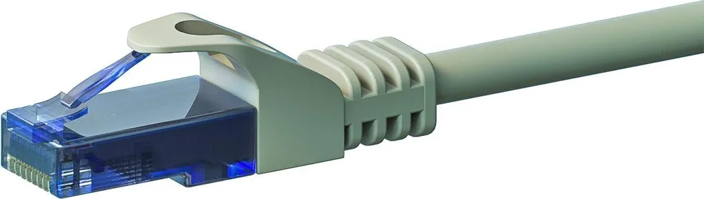 Cavo LAN CAT6a 1m 10Gbps - 100% Rame Puro - Performance Next-Gen Grigio