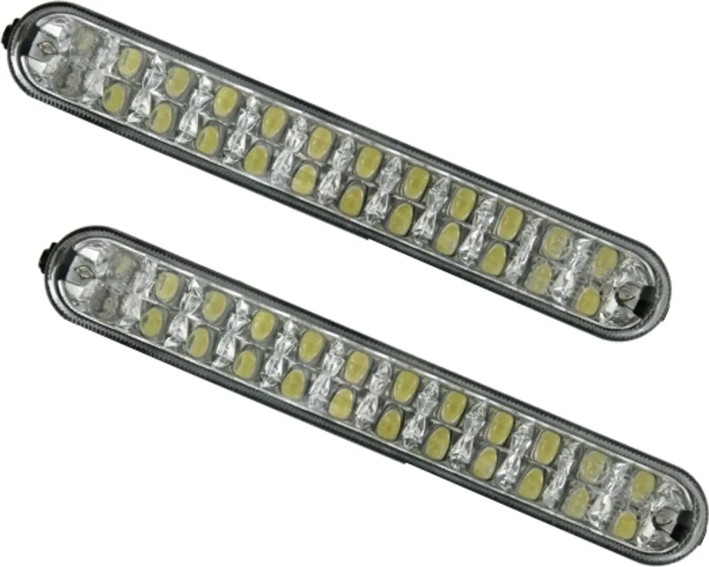 Luci Diurne LED Auto TL01 - Kit Universale Slim 19cm IP67 12V
