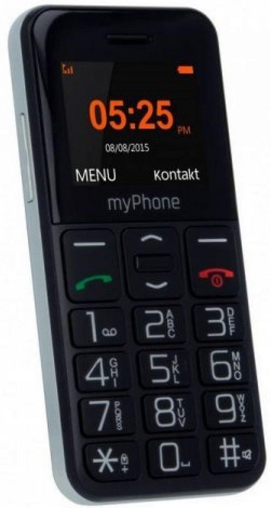 myPhone HALO Easy Tastenhandy Dual SIM Schwarz Produktbild 