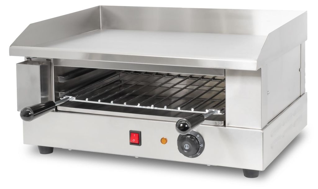 HCB Griddle - glatt - Salamandergrill - 55 cm - 230V - Edelstahl - 9794