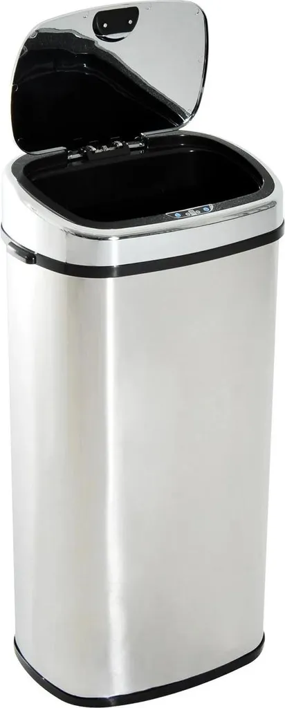 Poubelle de cuisine en inox grande capacité idéale tri des déchets