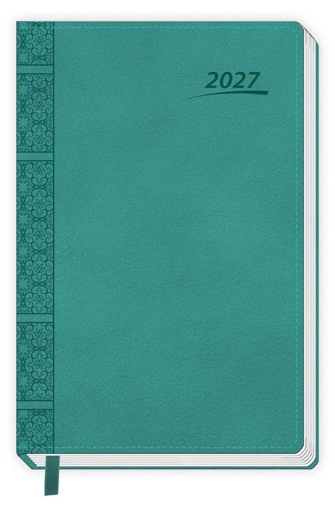 Trötsch Buchkalender A5 Aqua 2027: Tagesplaner