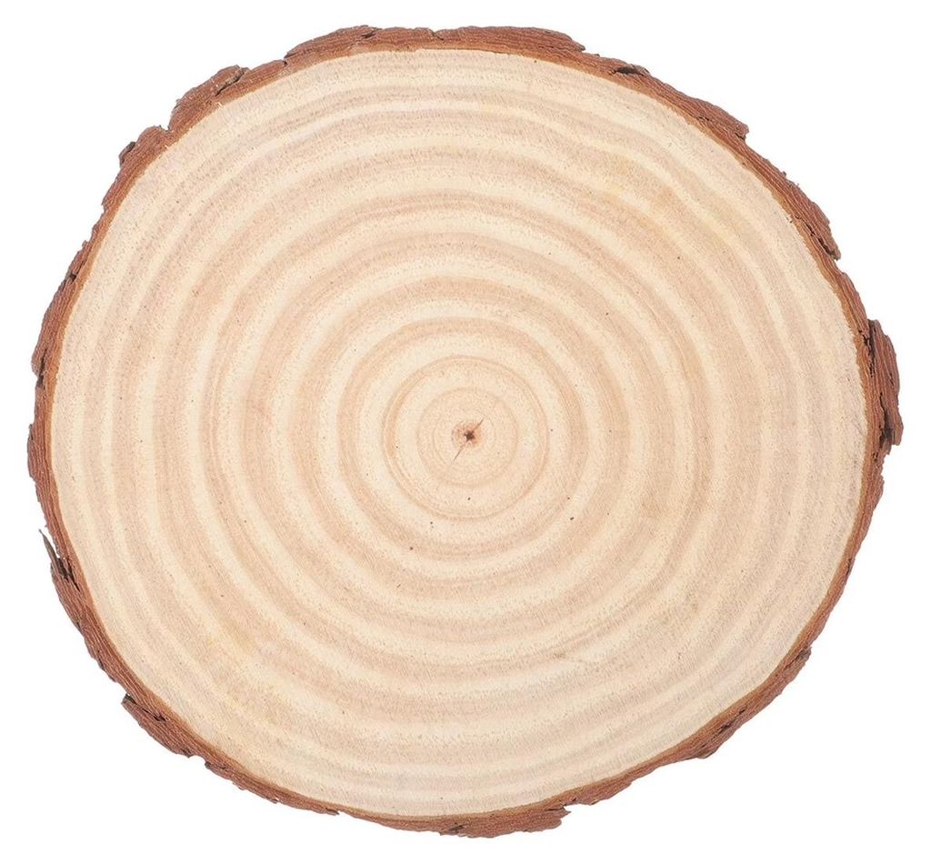 Holzscheibe Rund Unbearbeitet 1 Stück, Holzplatte Für Tischdekoration, DIY Zentrumselement Für Hochzeiten Und Wohnzimmer