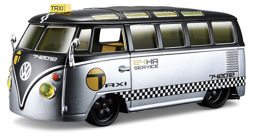 Maisto - Model auta - Allstars VW Samba Taxi (mierka 1:25) Obrázok produktu 