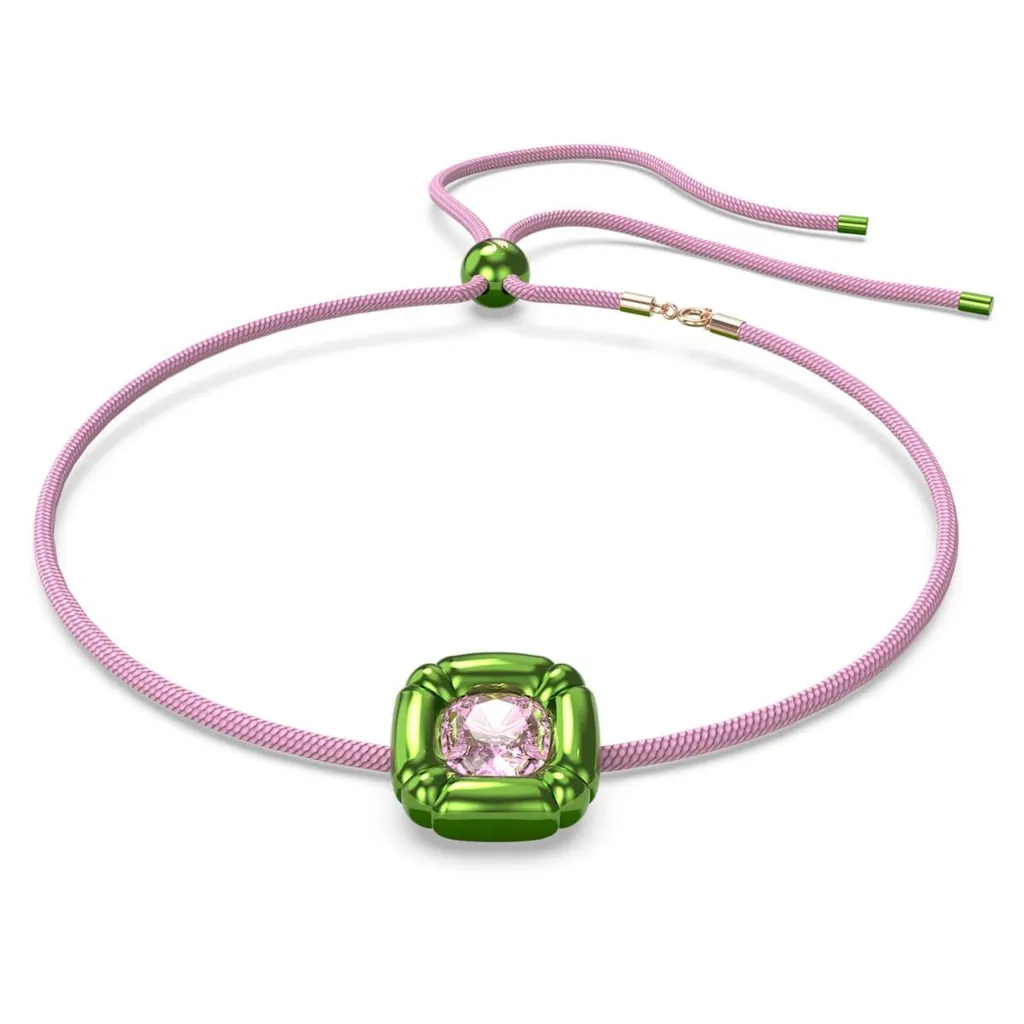 Collier Femme Swarovski Rose Dulcis Idéal pour Soirée et Cadeau Chic