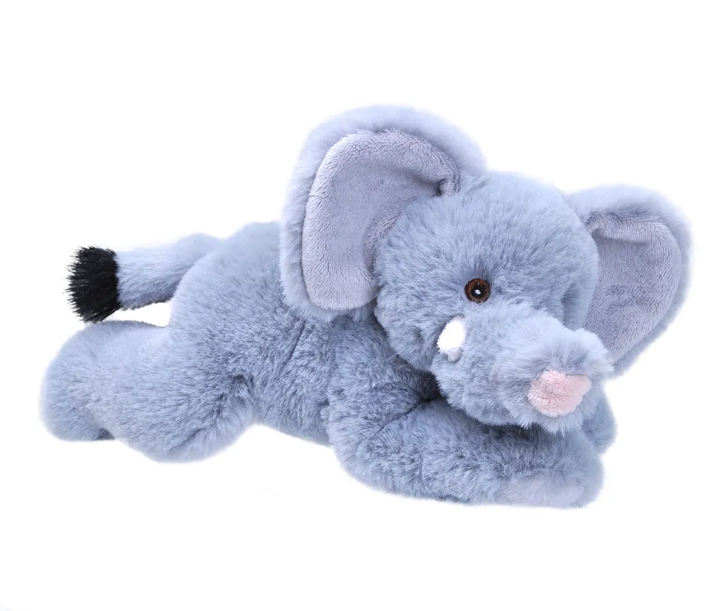 Peluche Éléphant sans Danger pour Bébé, Doudou Durable sans Plastique - 2