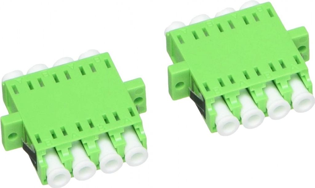 DELOCK LWL Kupplung LC Quad Buchse grün