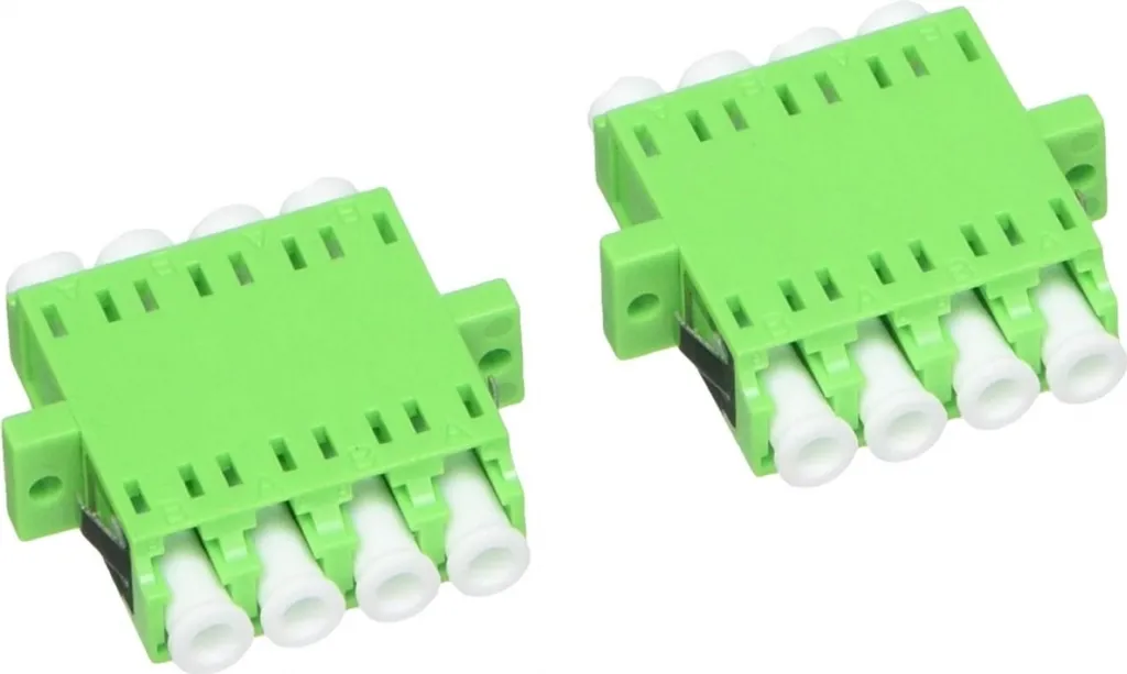 DELOCK accoppiamento in fibra ottica LC presa quadrupla verde