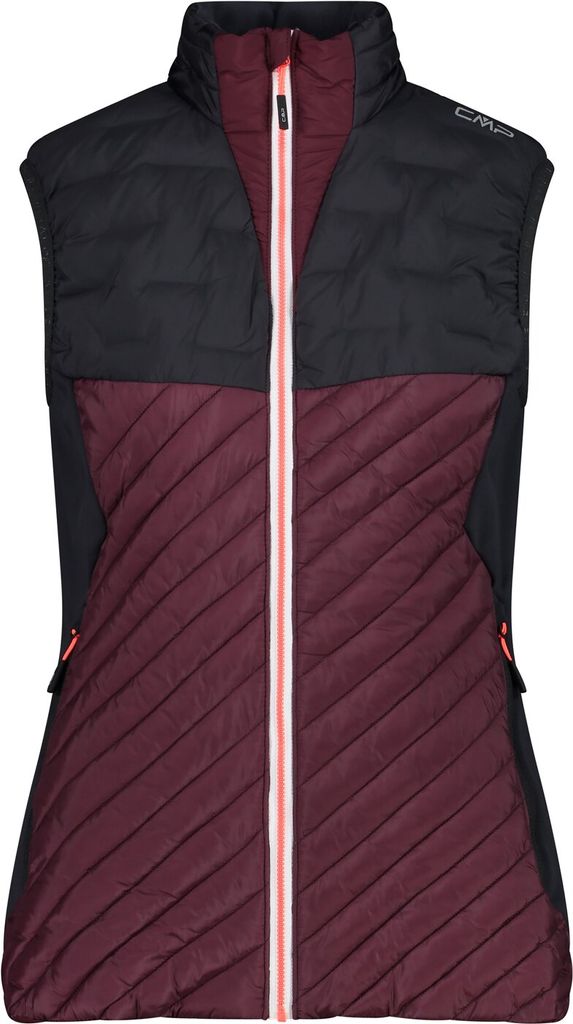 Cmp Woman Vest Hybrid C919 Burgundy 40