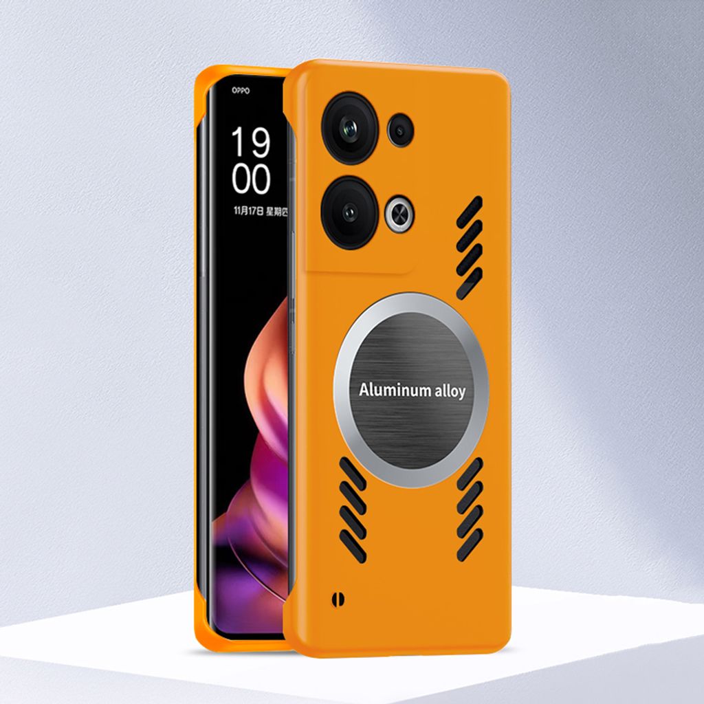 Oppo Reno9 Pro+ Hülle, Frameless PC Matt Kühlabdeckung Loch Produktbild 