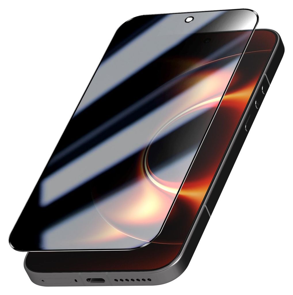 Tactical, Privacy Panzerglas 5D stoßfest für Xiaomi 17 Ultra, Schwarz transparent