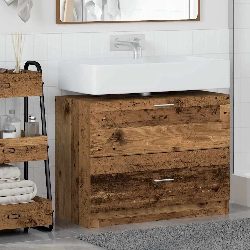 Mobile Sottolavabo 78cm Maison Exclusive Legno Antico - Arredo Bagno