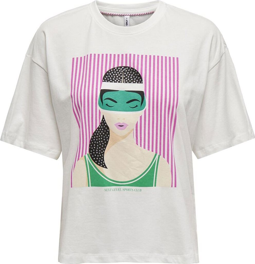 Only Wendie Life Kurzarm-t-shirt Weiß XS Frau Weiß XS
