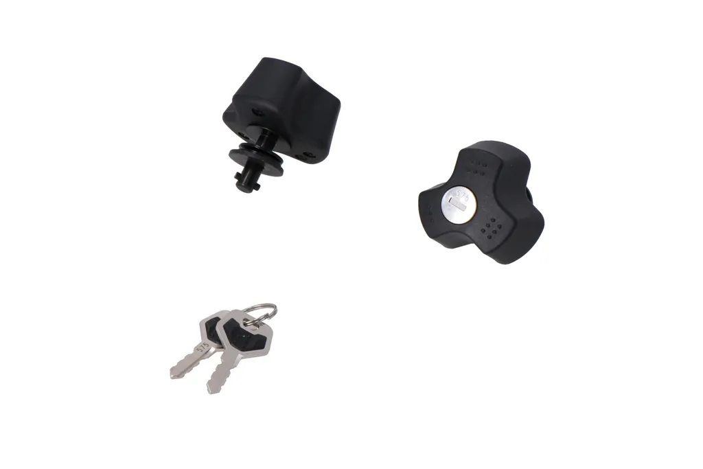 Fermoir Topcase Sw-Motech Argenté Haute Résistance Lot de 2 Pièces EVO