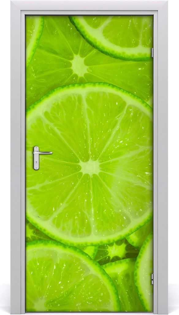 Tulup Türaufkleber 95x205 cm Dekorative Aufkleber Selbstklebend Wasserdichte Tapete Abnehmbar Schlafzimmer Wohnzimmer Wohnkultur - Limette