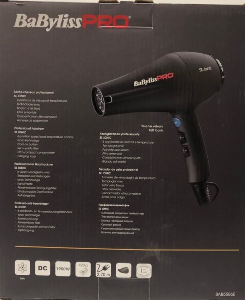 BaByliss PRO SL-Ionic Tourm. matt 5586E Produktbild 10