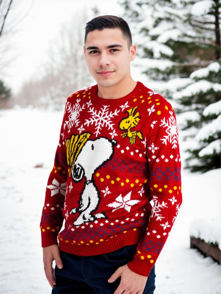 Weihnachtspullover Snoopy Pullover Weihnachtspullover Damen