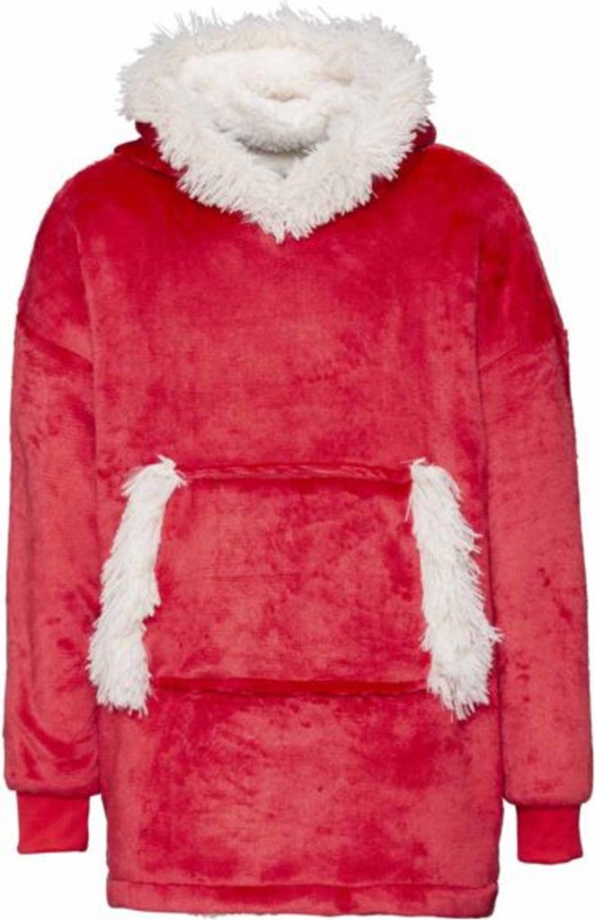 Ribbon - Kapuzenpullover, wendbar für Kinder RW8279 (Einheitsgröße) (Rot/Weiß)