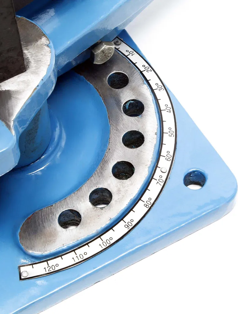 Plieuse d'angles manuelle avec socle fonte robuste pour établi - 4