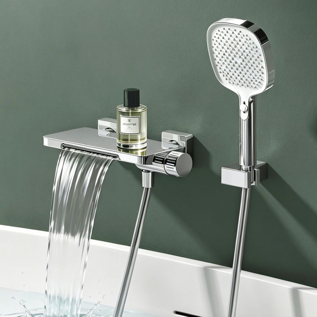 Mai & Mai Badewannenarmatur mit Handbrause Wasserfall Produktbild 