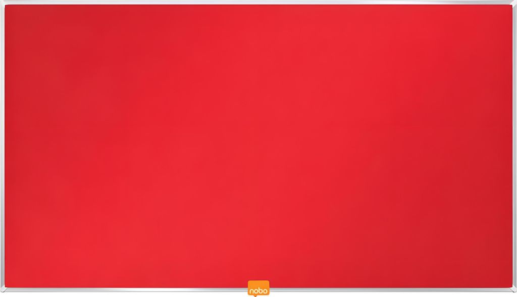 nobo Pinntafel Widescreen rot 71x40cm