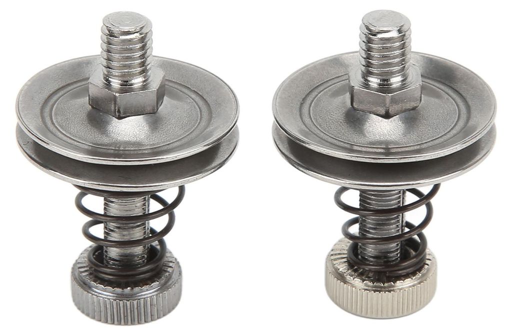 2 Stück Fadenspannungsregler 3,5 x 1 cm / 1,4 x 0,4 Zoll, Edelstahl, Nähmaschinen-Fadenspannungsregler