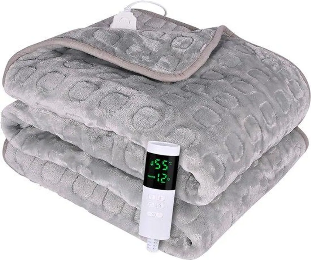Plaid chauffant électrique en polaire douce pour chaise et canapé
