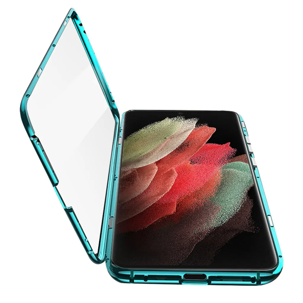 Silicone Cover per Samsung Galaxy S21 Custodia Protettiva Trasparente Rinforzato
