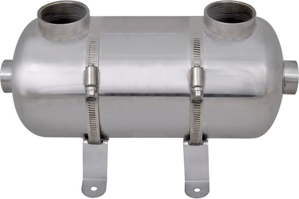 vidaXL Scambiatore di calore per piscine 355 x 134 mm 40 kW Immagine del prodotto 
