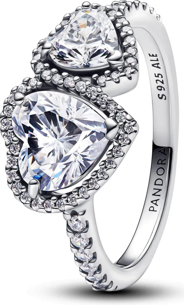 Anello Pandora Cuore Radioso 193659C01 Misura 54: Regalo d'Amore Ideale