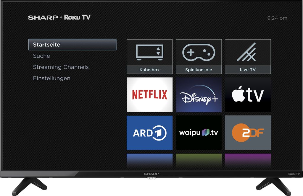 Sharp 32GD2225E LED-Fernseher 32", HD, Smart-TV schwarz Produktbild 6