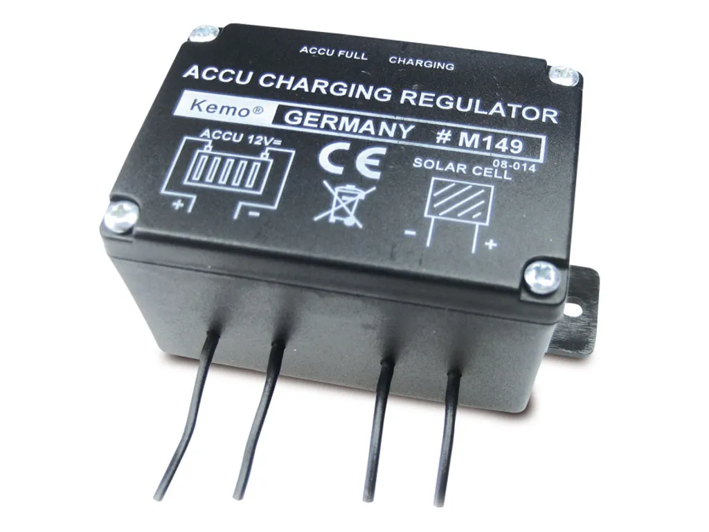 KEMO M149 Regolatore Carica Solare 12V 6A | Protezione Batteria Professionale
