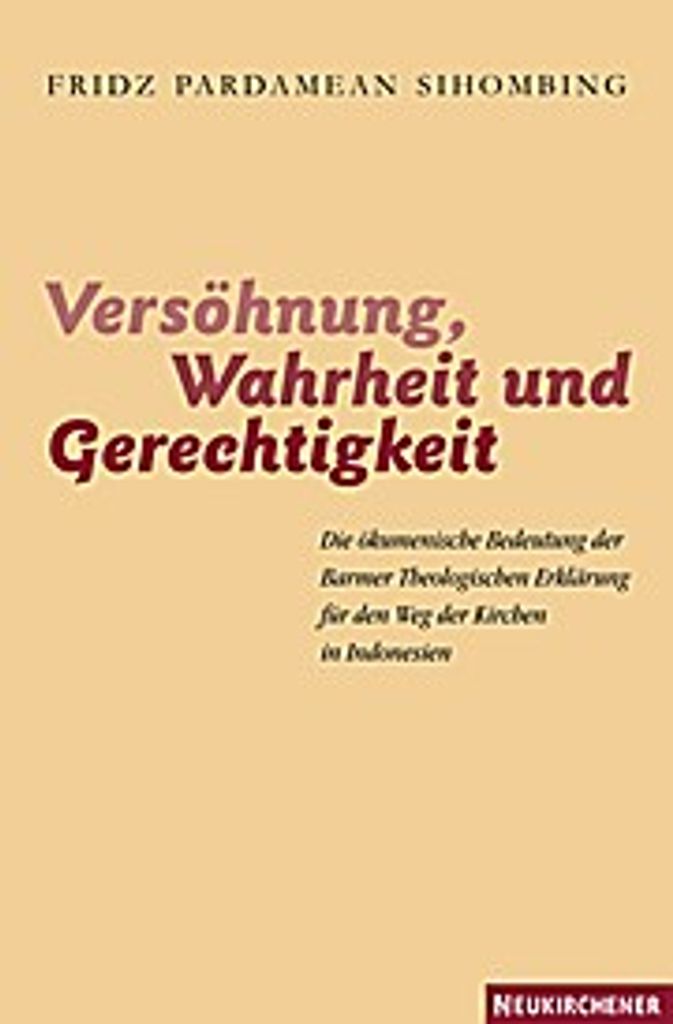Versöhnung, Wahrheit und Gerechtigkeit