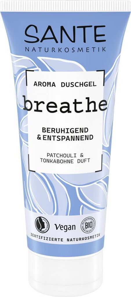 SANTE Aroma Duschgel Breathe Patchouli & Tonkabohne | 200 ml