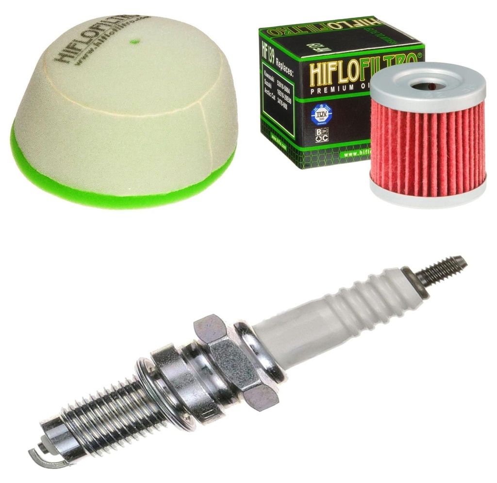 Service-Kit für Suzuki DR-Z 400 E 2000-2007 Luftfilter Ölfilter Zündkerze von pamoto - Neu