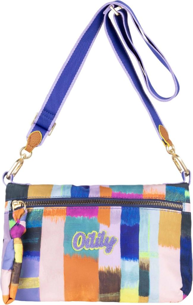 Oilily Umhängetasche Rixt Reversible Shoulder Bag Multicolor bunt dunkelblau