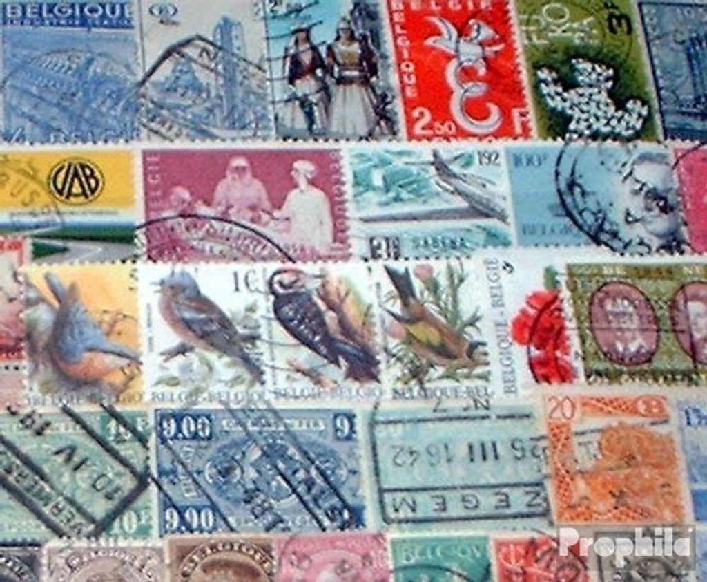 Briefmarken Belgien 300 verschiedene Marken Produktbild 