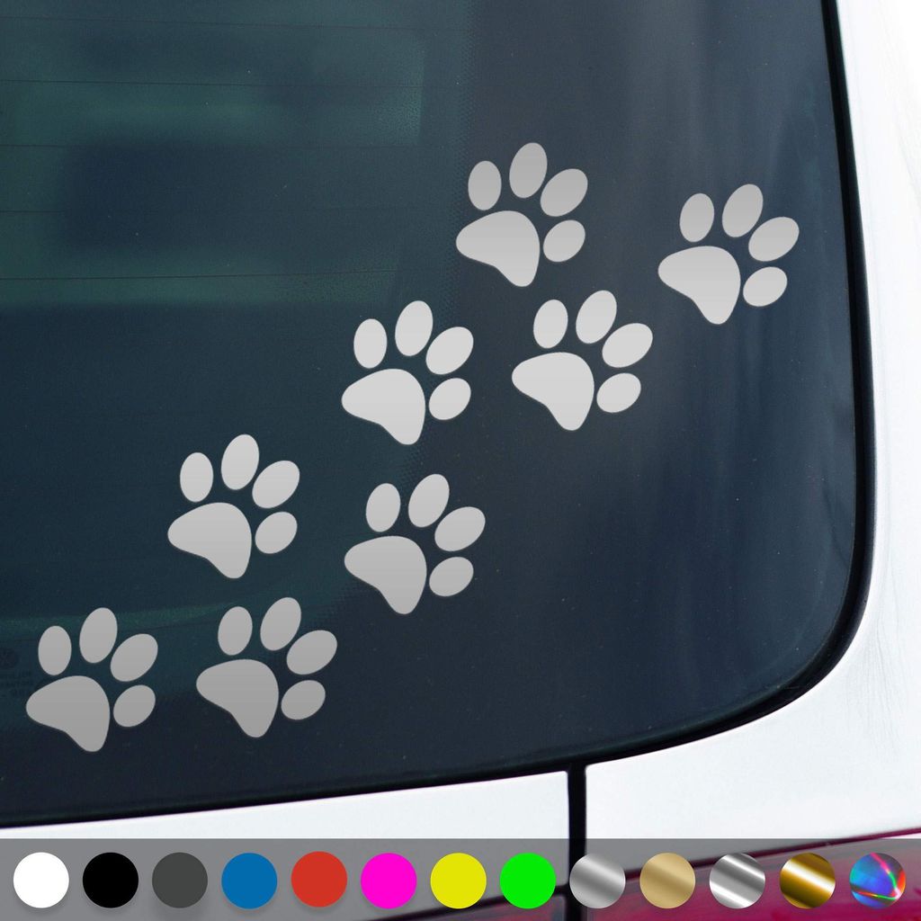 PantherPixel Katzenpfoten Aufkleber Hundepfoten Tiere Produktbild 