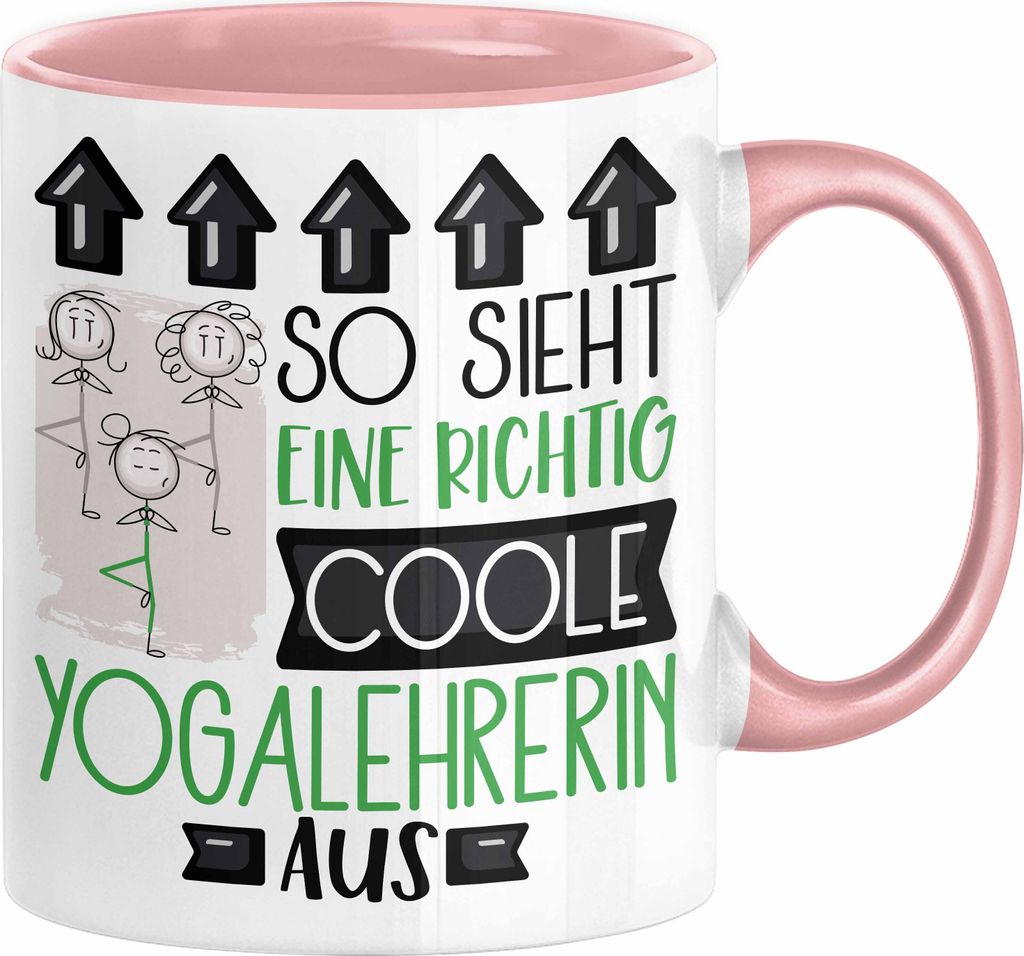 Yogalehrerin Geschenk Tasse Lustig Geschenkidee für Produktbild 